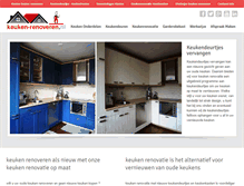 Tablet Screenshot of keuken-renoveren.nl